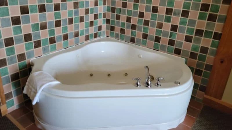 The Lodge at Mount Magazine Jacuzzi room