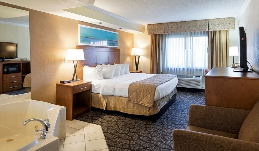 Clarion Hotel Detroit Metro Airport Jacuzzi room
