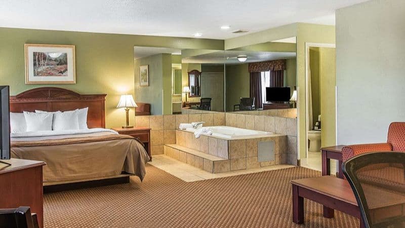 Quality Inn & Suites Ann Arbor Hwy 23 Jacuzzi room
