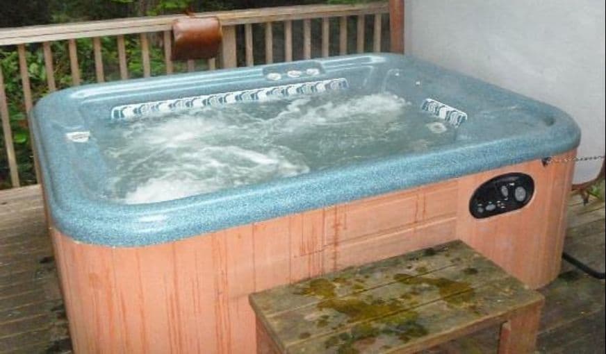 Inn to the Woods Jacuzzi room